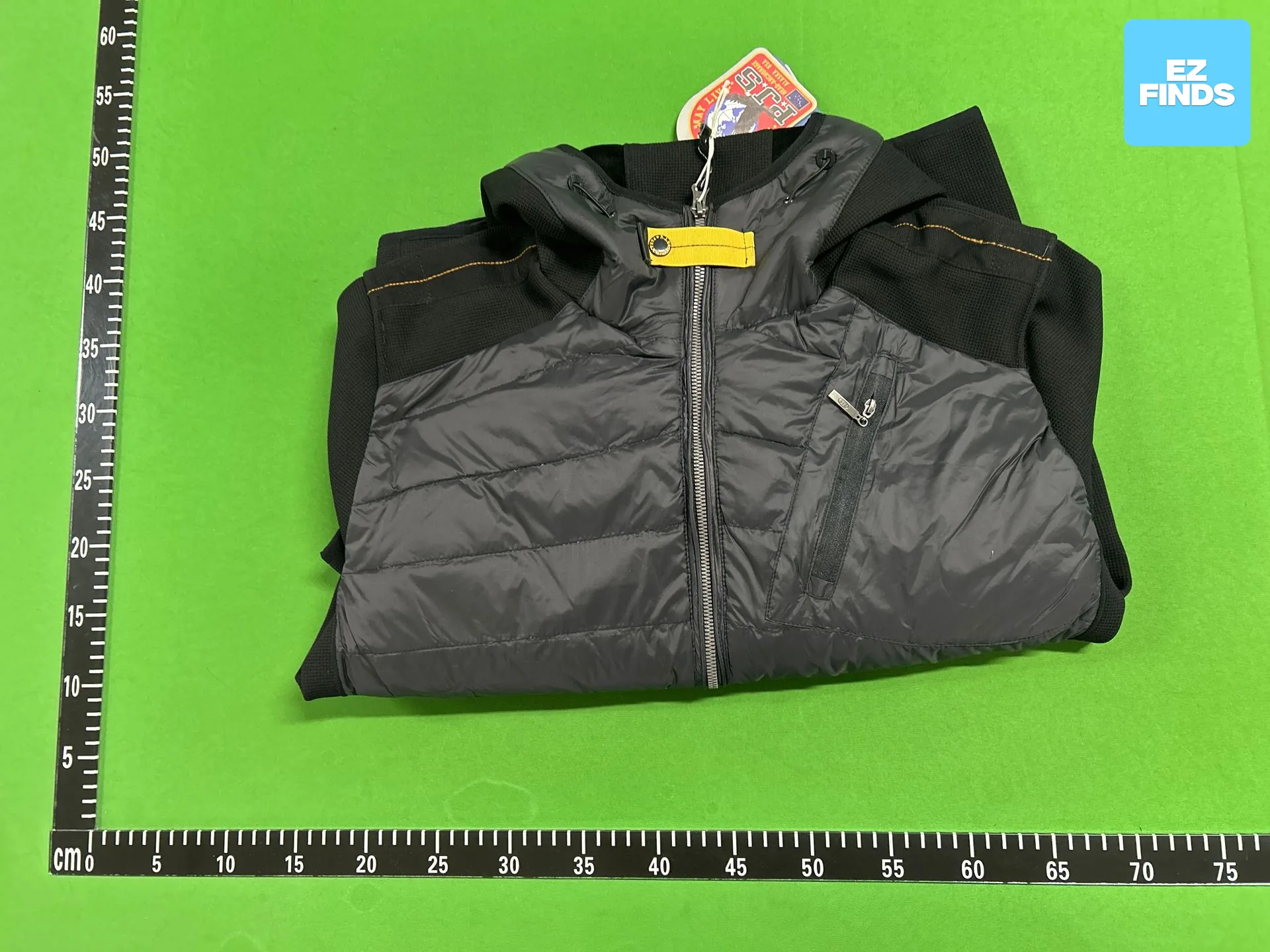 New European Export Model m Brand Knitted Patchwork down Jacket, In-Stock Stand Collar Casual Fashion Unisex Coat foto QC de 1688 en Qualit.ly QC