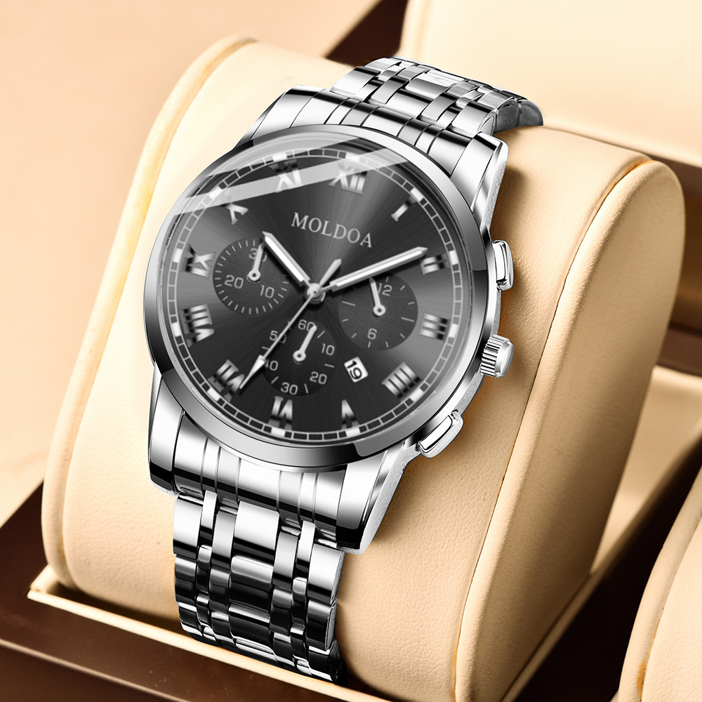 Moordo concept new business trend men's watch automatic non-mechanical watch waterproof student Men's Watch luminous