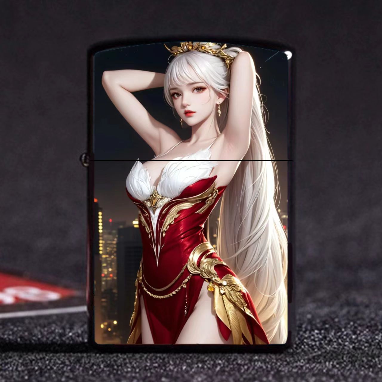 King Glory kerosene lighter cartoon creative lighter factory wholesale order windproof metal lighter