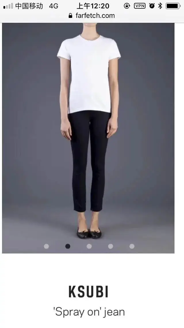 Australian niche brand ksubi 2018 spring/summer cropped slim jeans £ 230