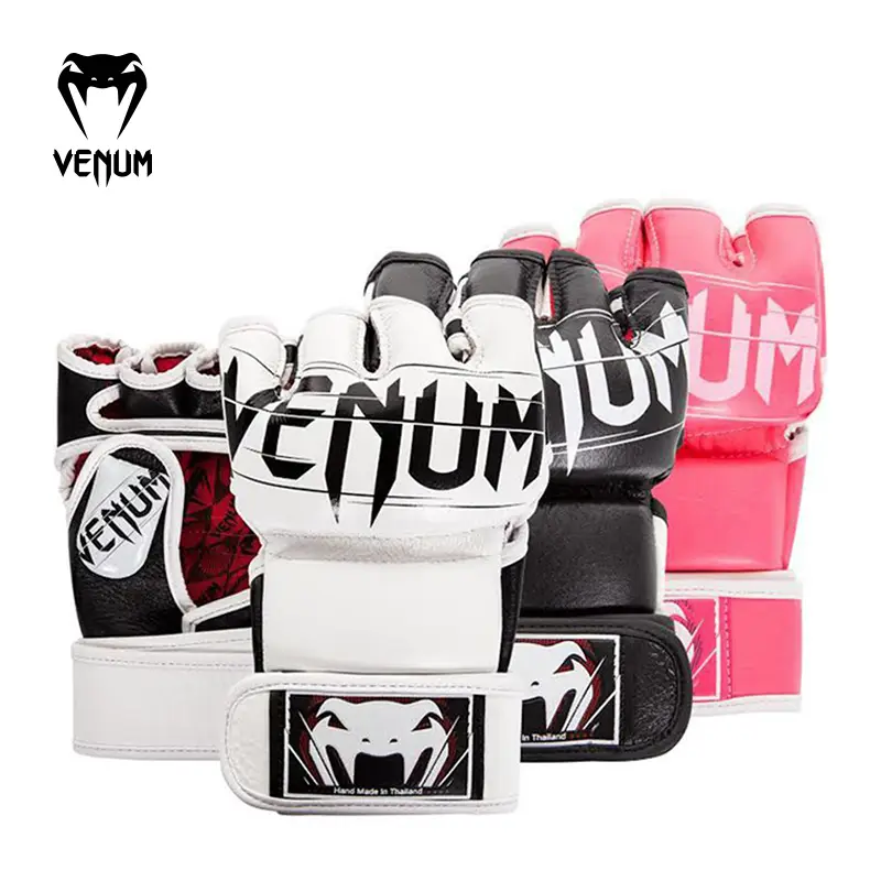 Venum Venom Shy Iron Fist Same Style Mma Gloves Men's and Women's Half Finger Boxing Gloves Adult Boxing Gloves Fighting