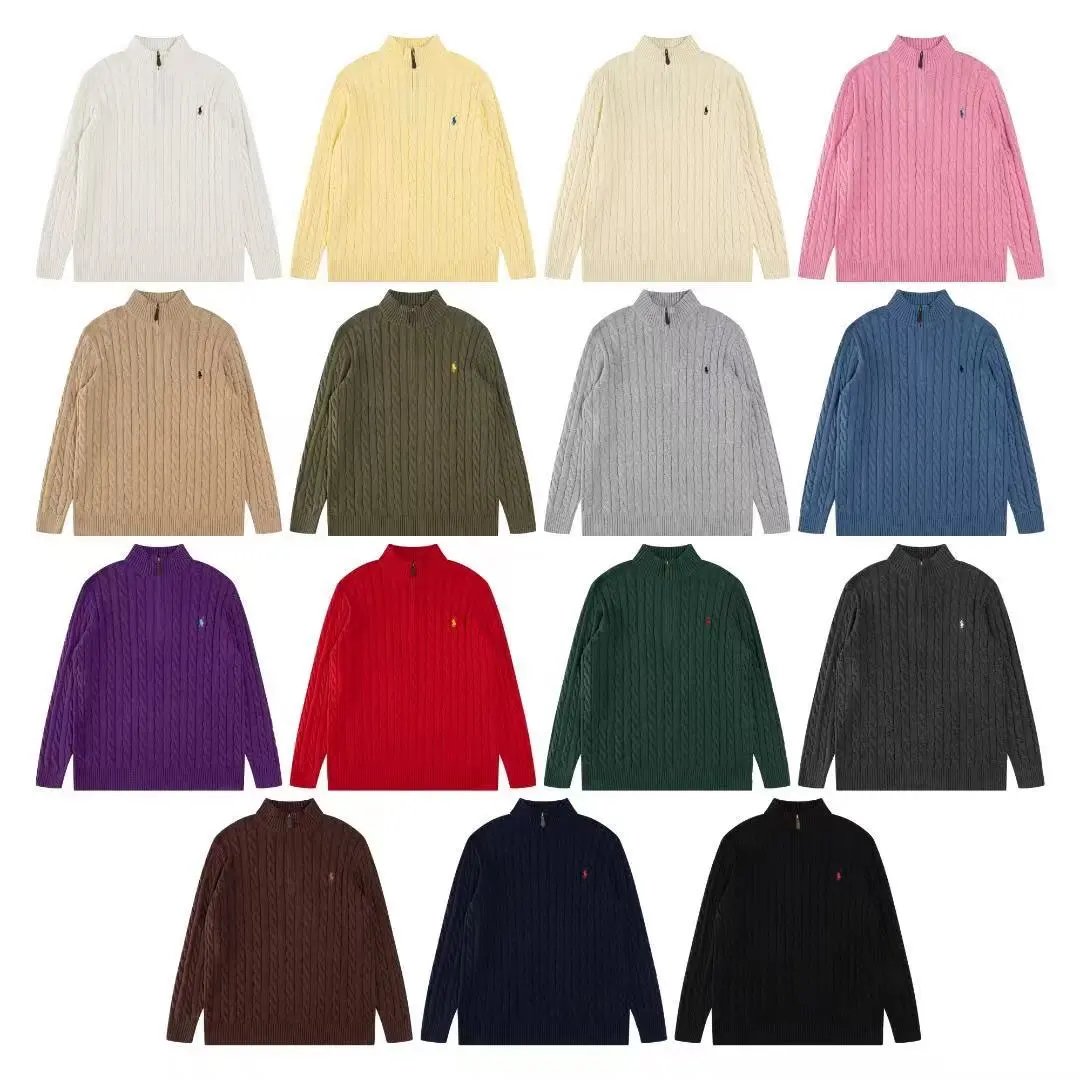 Polo Ralph Lauren Quarter-Zip Cable Knit Sweater