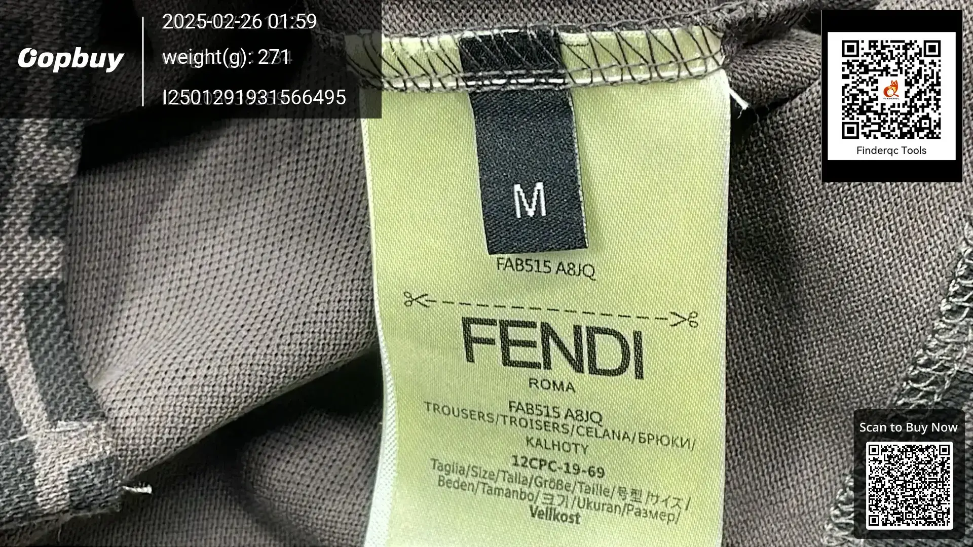 Fendi Double F Print Dark Pattern Men's Short-sleeved Polo Shirt