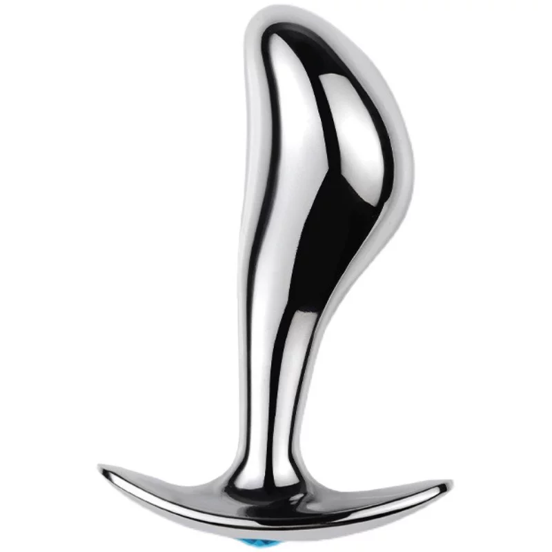 Wearing a Metal Anal Plug When Going Out, G-Spot Orgasm Massage Stick, Male and Female Sm Masturbation Device, Anal Toy