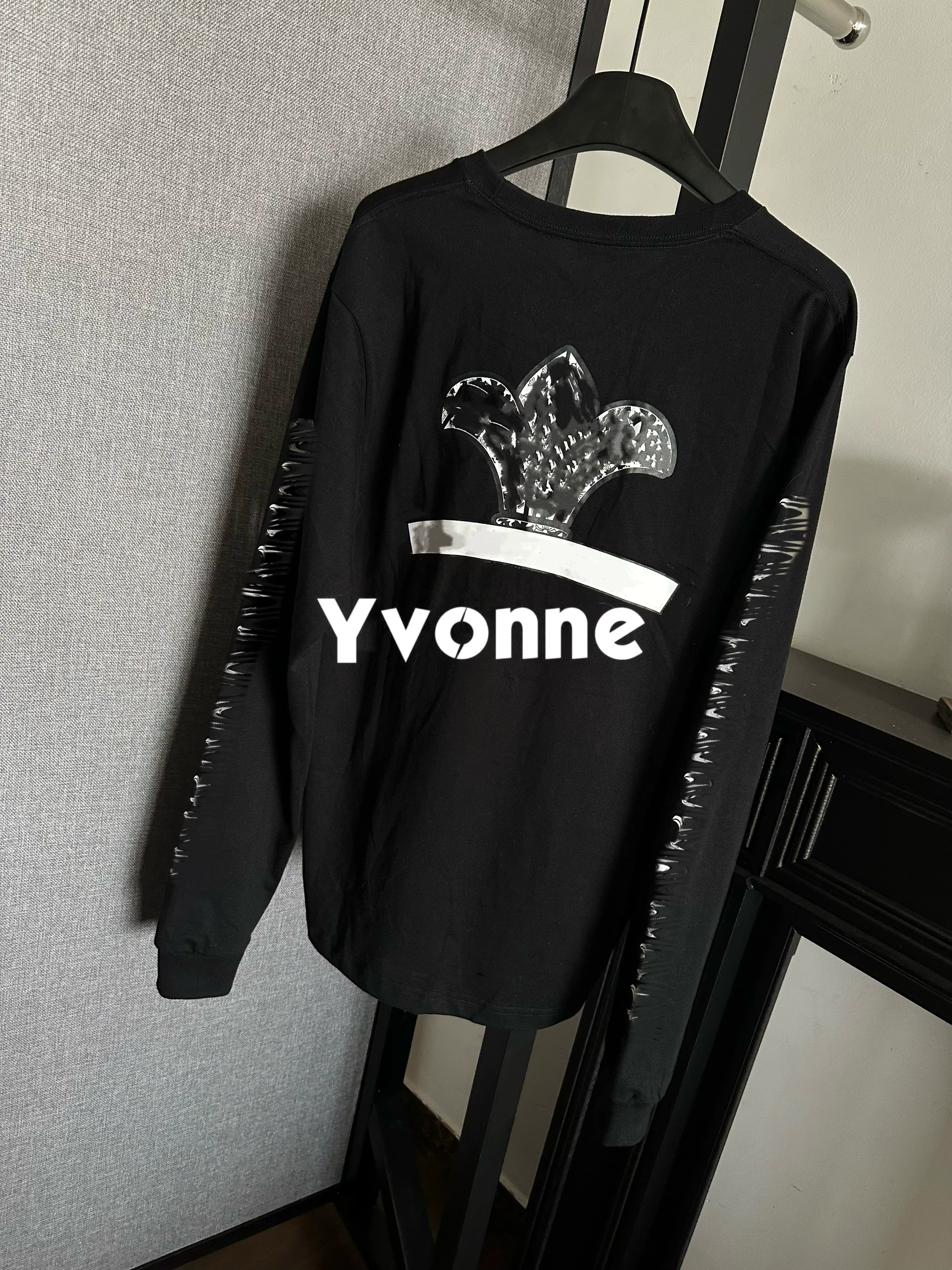 Yv independent double arm scout scroll Sanskrit full element long sleeve loose fashion trend lightweight comfortable elegant