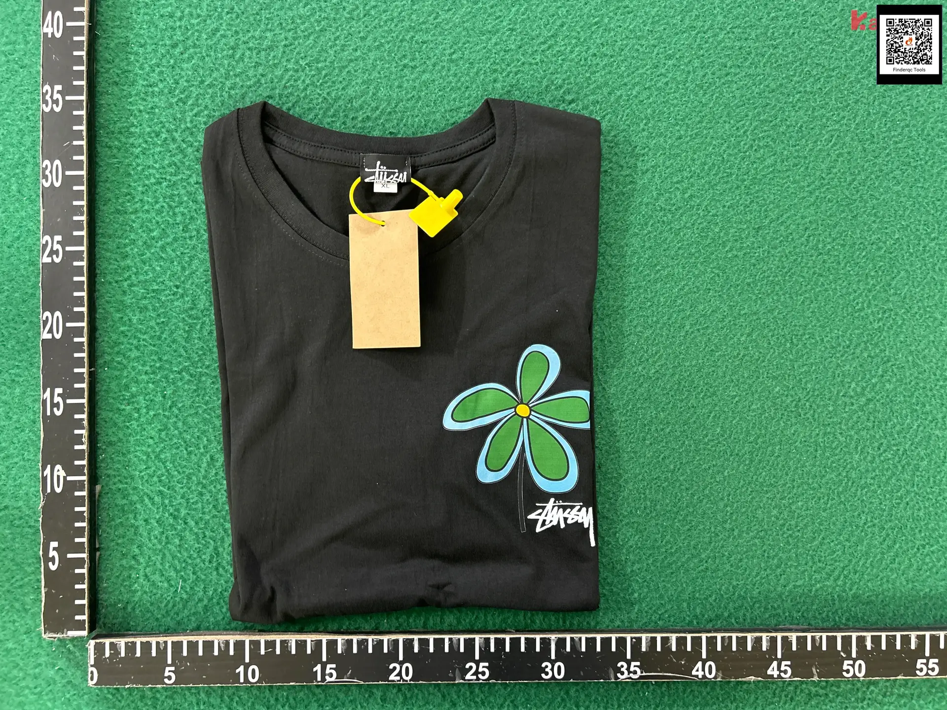 Stussy Flower T-Shirt Black