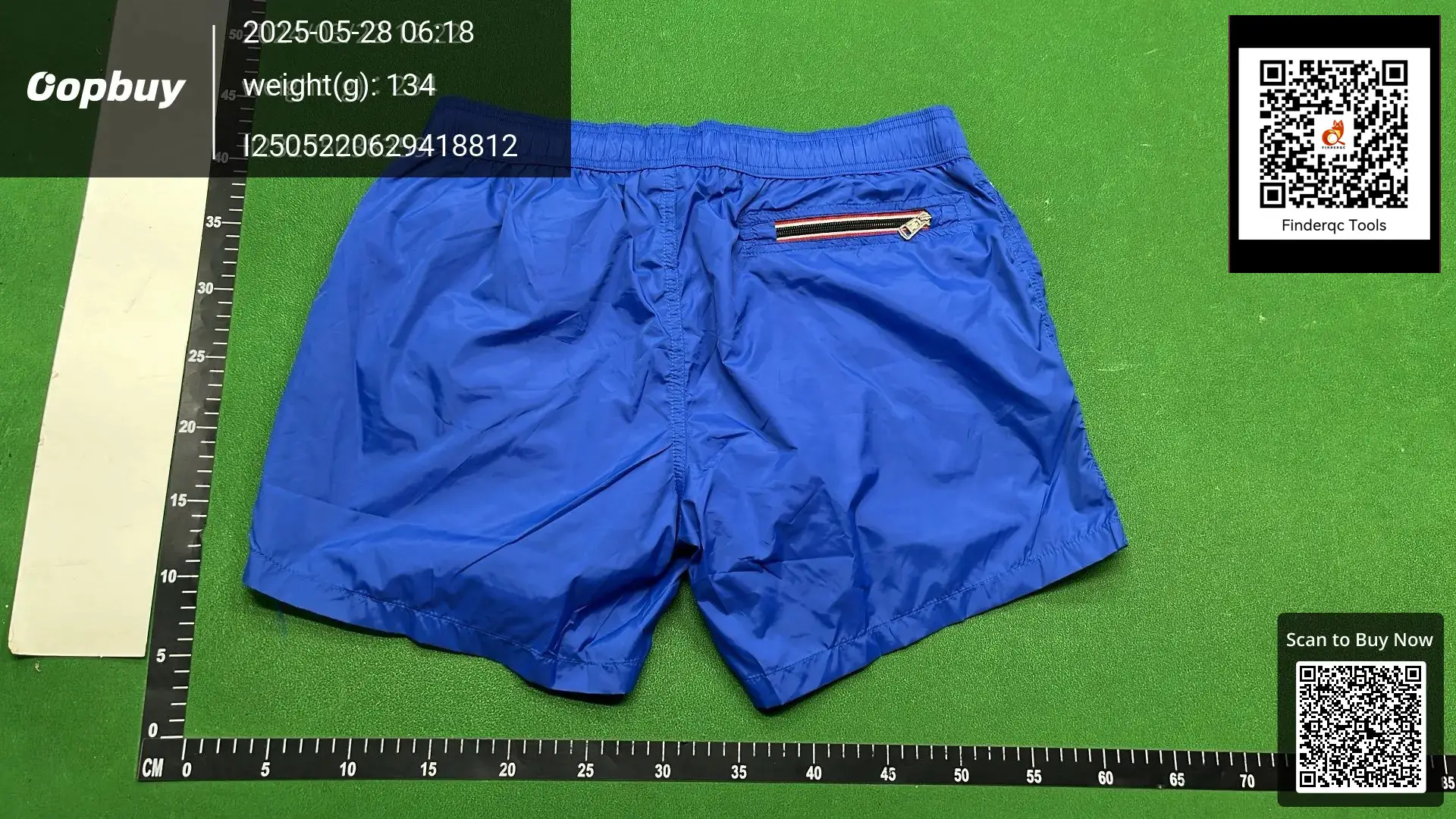 Moncler Swim Shorts Blue