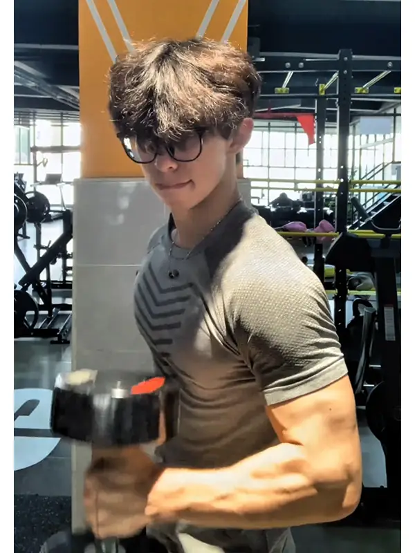 American Fitness Short-Sleeved Cuffs to Show Muscles T-Shirt Quick-Drying Elastic silm Training Clothes Shark Pattern Half-Sleeve