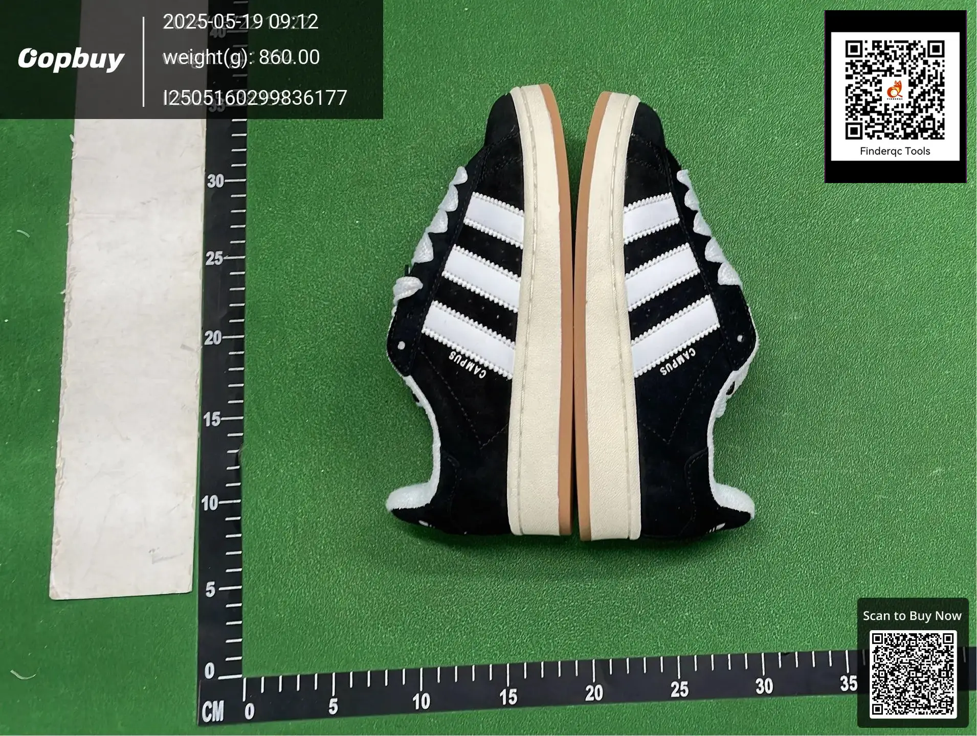 Adidas Campus Black White