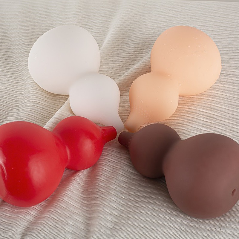 Shake Sound Internet Celebrity Creative Men's Simulation Gourd Airplane Cup Silicone Milk Inverted Masturbation Happy Sex Supplies