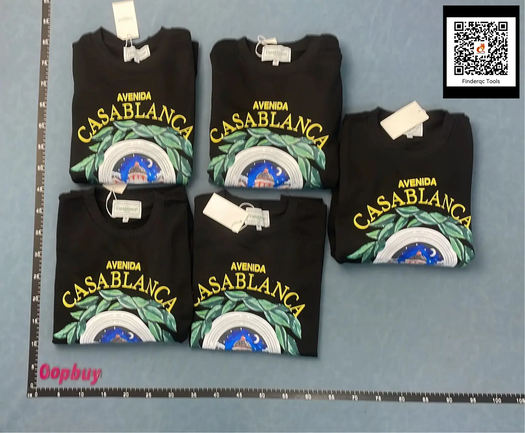 2023 Autumn and Winter New Casablanca Star Castle Letter logo Printed Round Neck Sweater