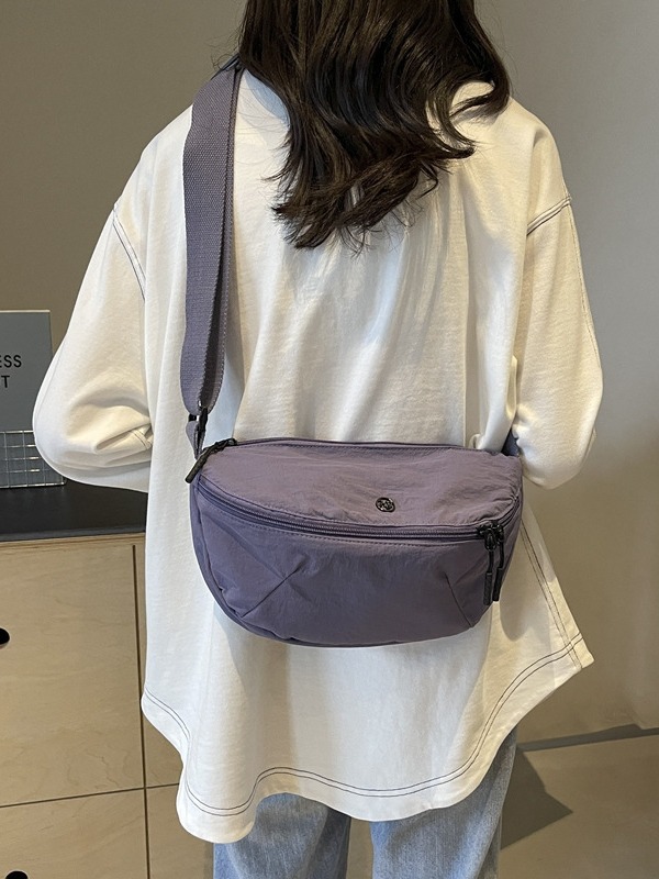 Casual Shoulder Crossbody Bag Light Fashion Space Cloth Unisex Chest Bag Wide Shoulder Strap Small Satchel Street Bag General Bag
