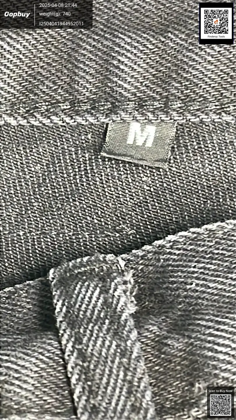 GALLERY DEPT splash ink graffiti micro horn structure stitching casual loose jeans long pants men's and women's fashion