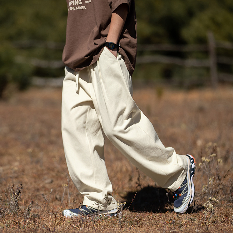 Hanlu Cityboy Men's Clothing Drapey Mountain-Style Workwear Casual Pants Spring New Straight Loose Japanese-Style Long Pants