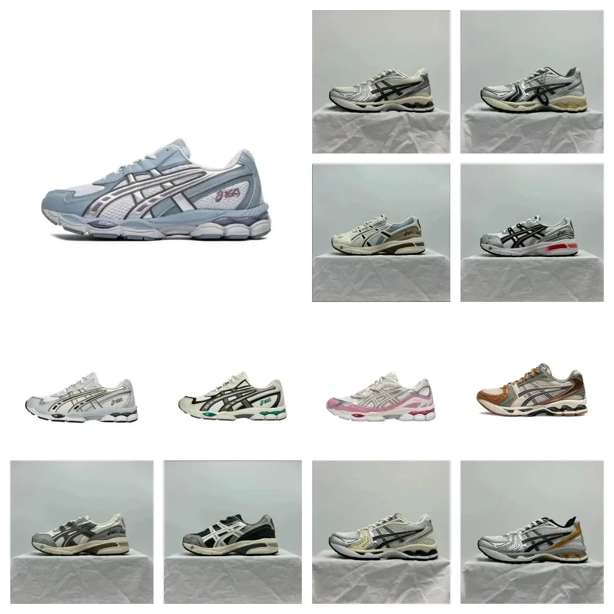 HYCS户外网面透气休闲复古男女跑步情侣减震运动鞋(带原盒OG品质)