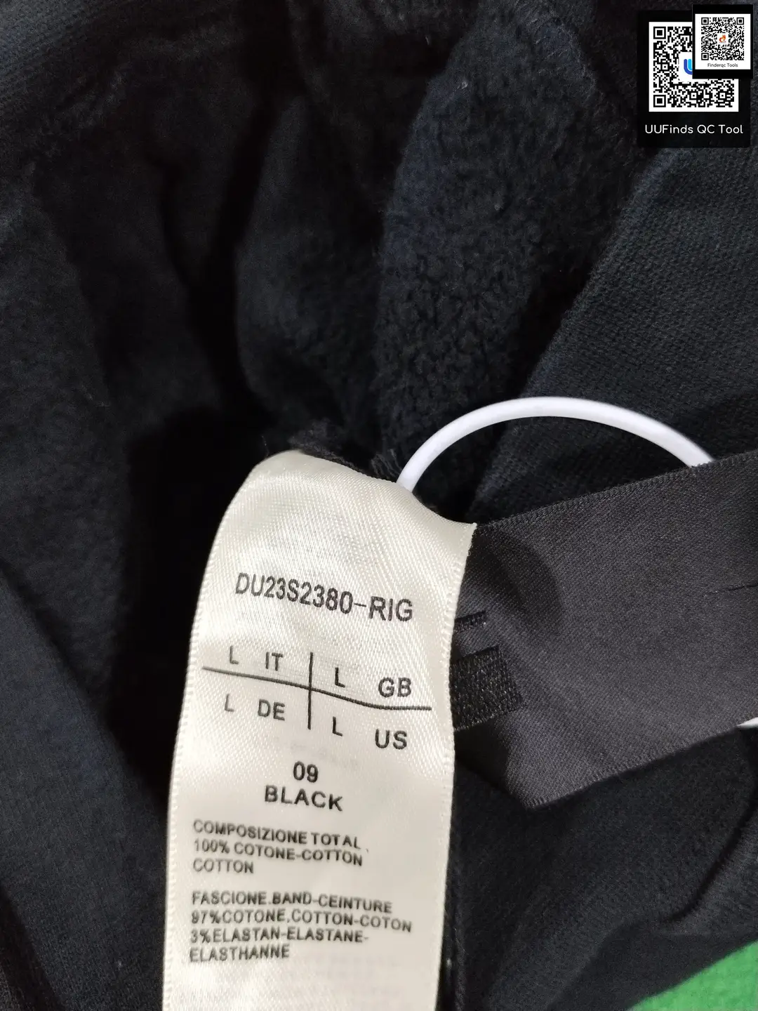 DU23S2380-RIG Black Cardigan
