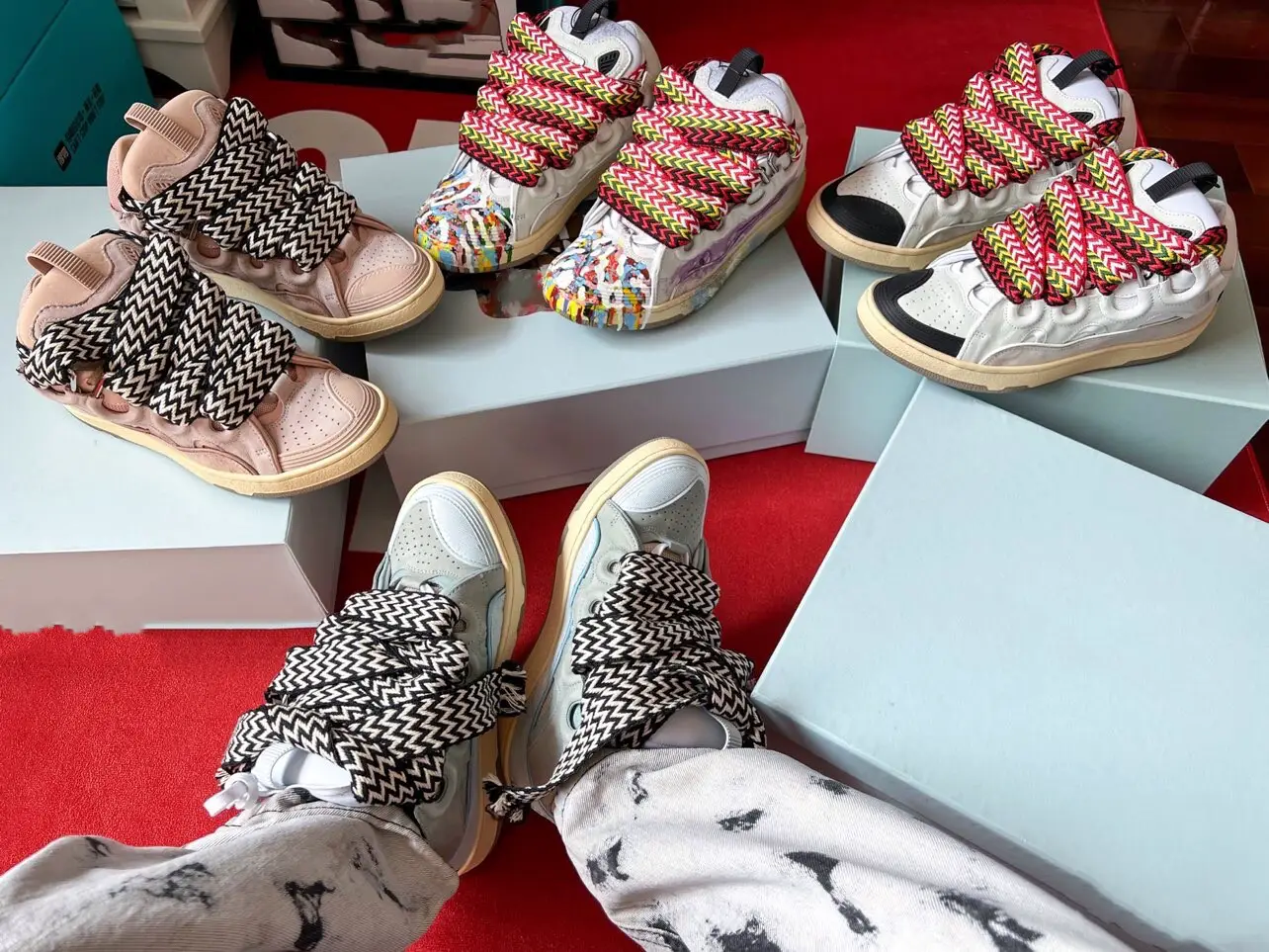 Pursuit of home thick soled high casual sneakers 2025 lovers China-Chic board shoes versatile dad shoes bread shoes for men