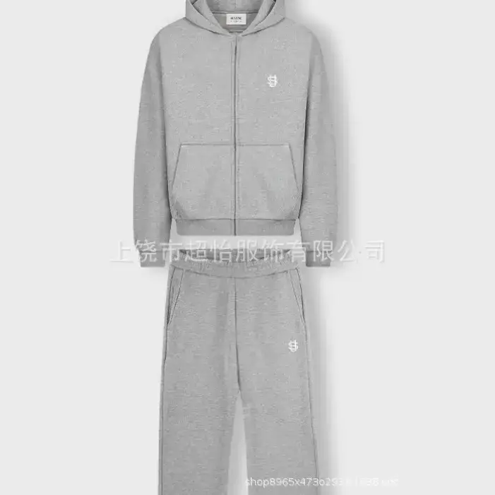 European and American Cross-Border 2025 New Popular S Printed Zipper Sweatpants for Men and Women Casual Hip-Hop Street Pants and Sweatpants
