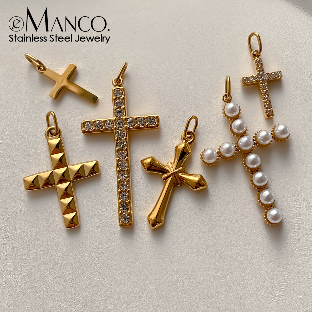 Emanco European and American New Products Hot Selling Cross Series Pendant Design Cross Pendant Accessories