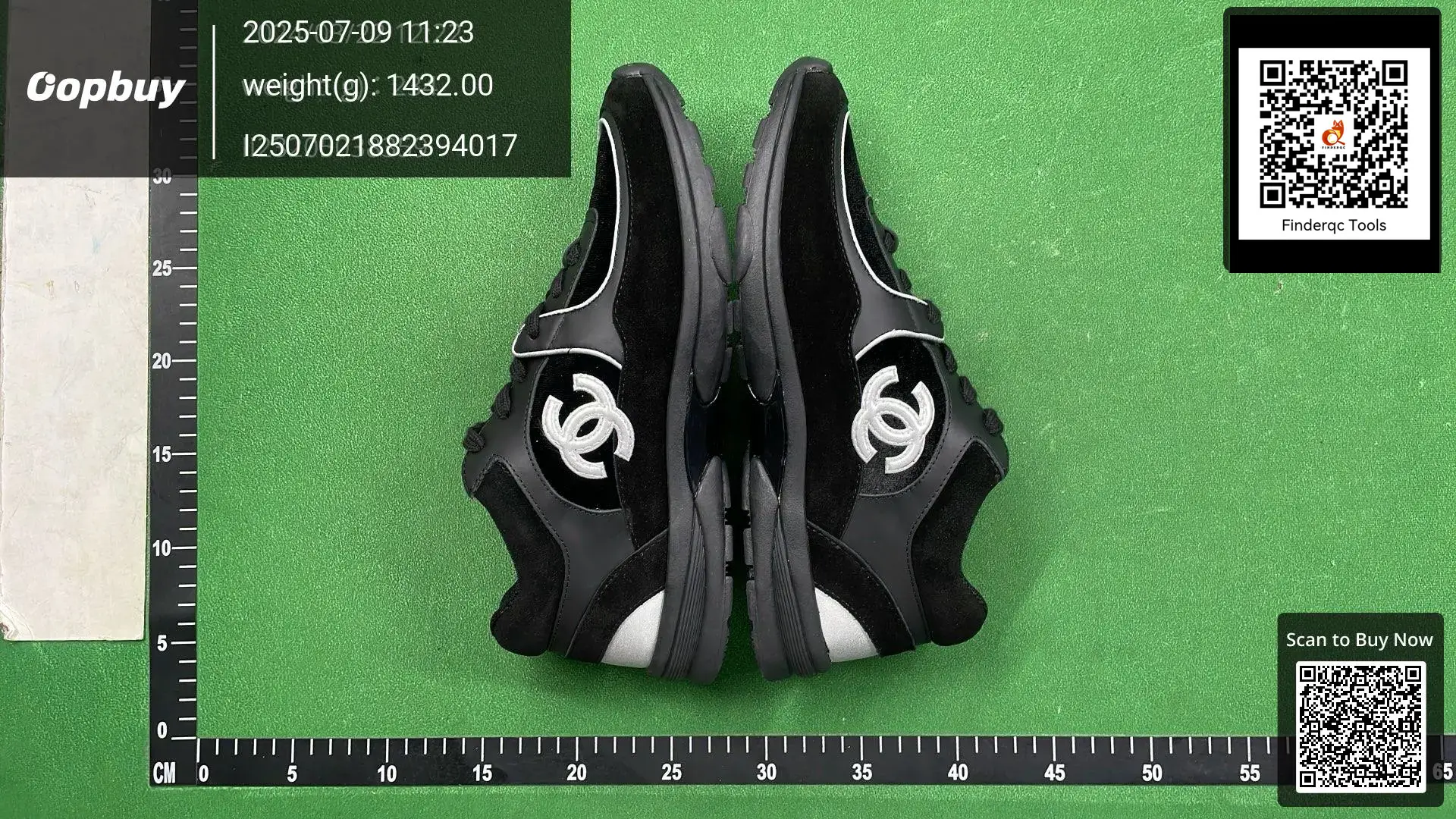 Chanel sneakers black