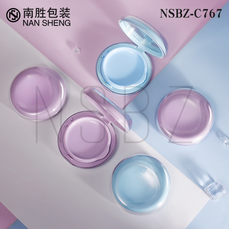 Round 15g Air Cushion Box Empty Box Full Set Acrylic Powder Box Advanced Cosmetic Bag Material Eye Shadow Box Snap Box