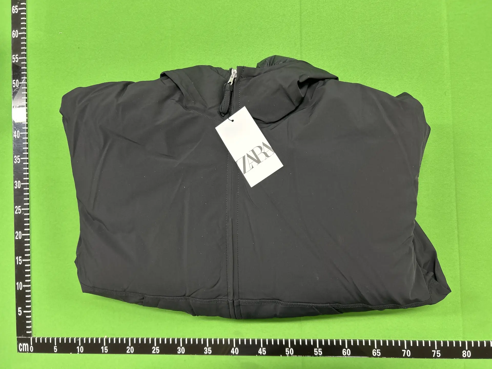 Zara Men's Black Hooded Cotton Jacket 8281405 800
