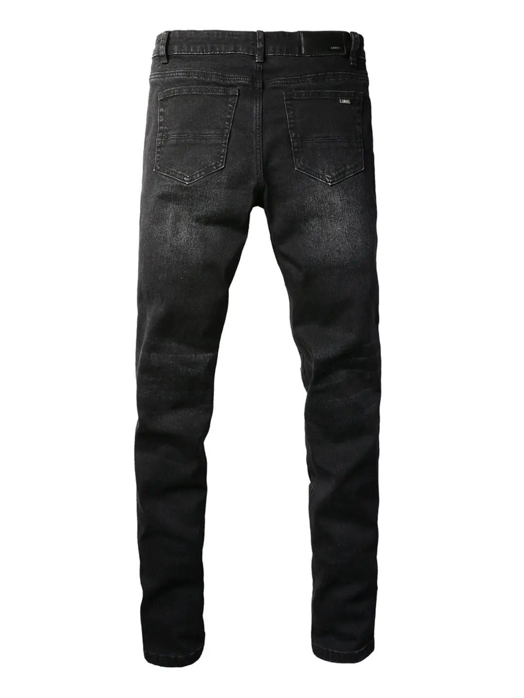 Amr Jeans Amr Pants Torn Jeans High Street Ripped Skinny Black Denim Pieces