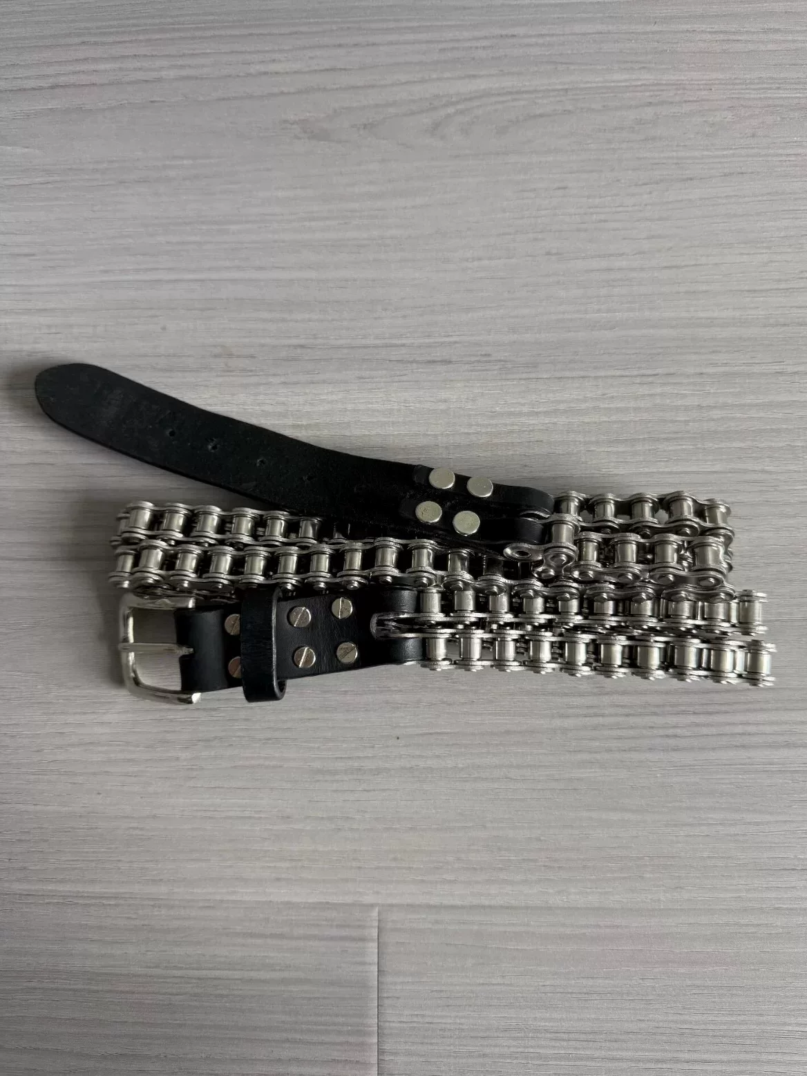 Opium Hedi Boy Aw10 Bike Chain Metal Belt Bicycle Chain Belt Waist Belt QC-foto van TAOBAO op Qualit.ly
