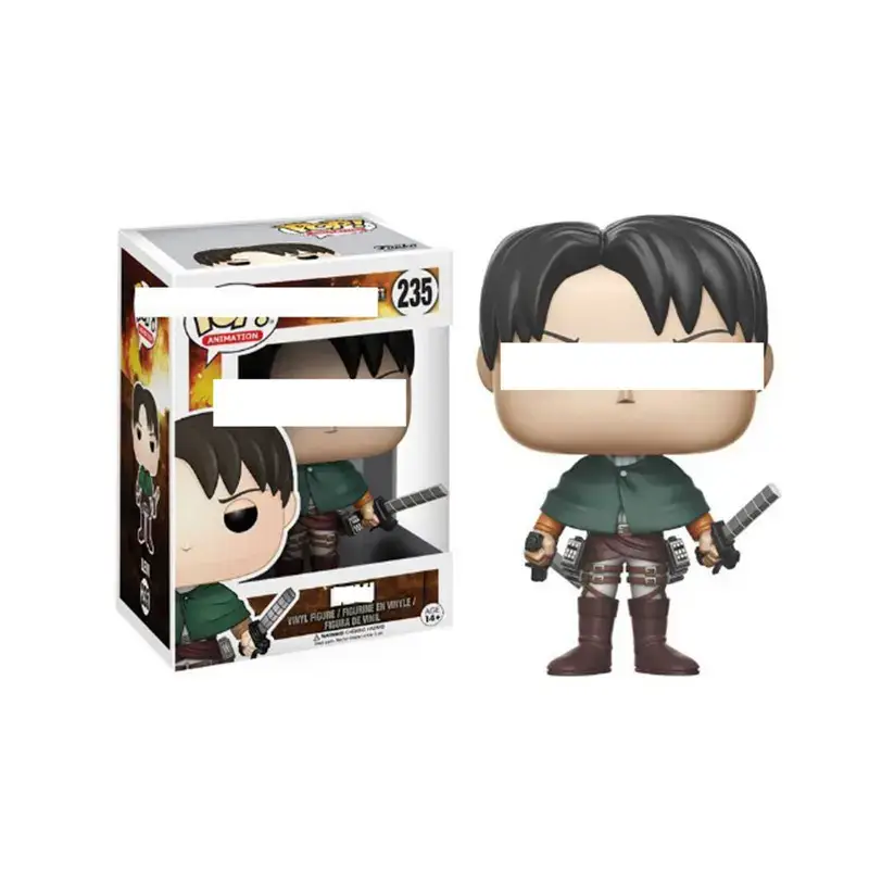 Attack on Titan Soldier Commander Levi Allen Mikasa Ackerman Figure Model Toy