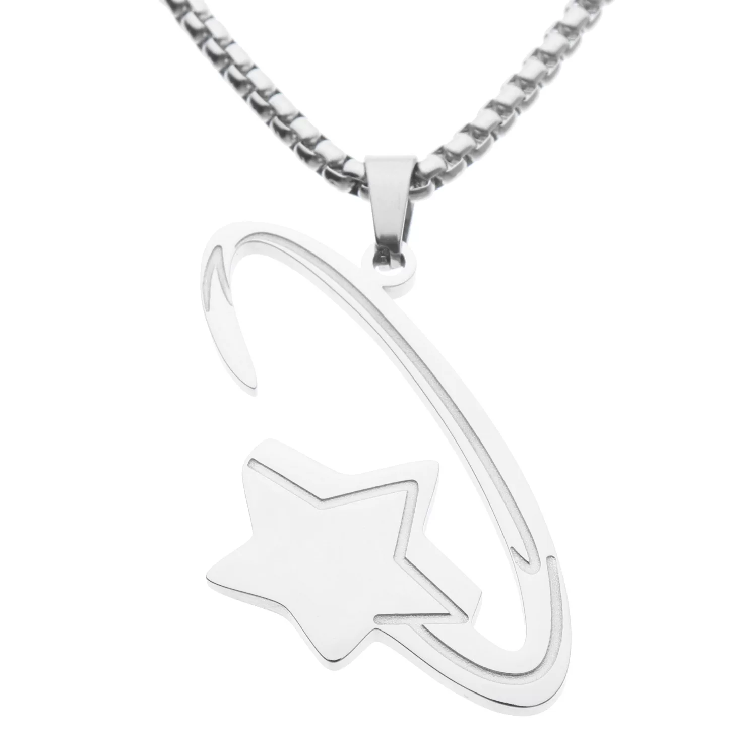 Pop Smoke Shooting Star Woo Necklace Hip Hop Necklace