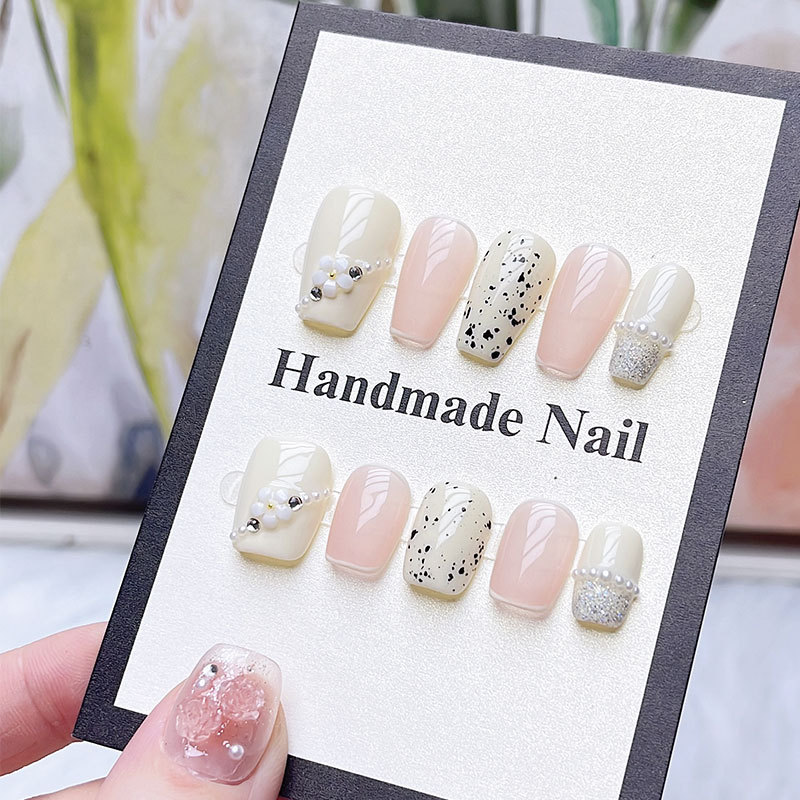 Brilliant pure hand-worn armour high-grade false nails ins wind ten-finger wearable armour finished products wholesale