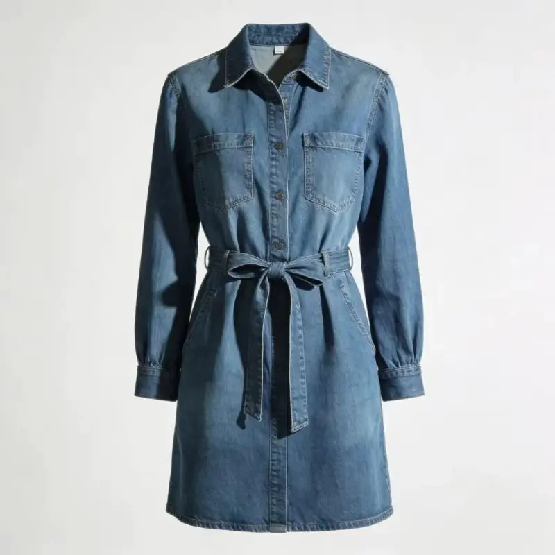 Denim Shirt Dress