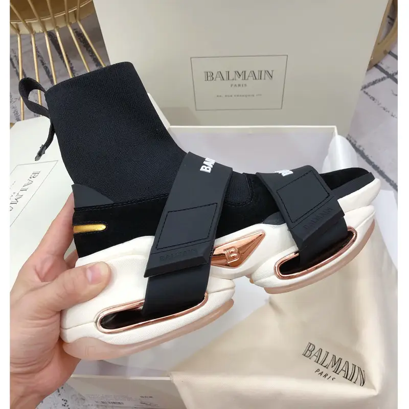 European Station Thick-soled Torre Shoes Men's Ins Tide 2022 Spring/Summer BLM High-top Socks Shoes Increased Casual sneaker