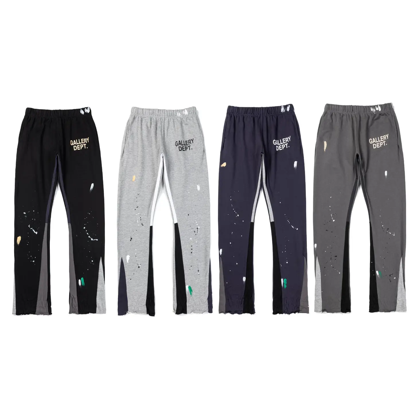 2025 European and American High Street Fashion Brand Galerie Dept Patchwork Flared Wide-Leg Hip-Hop Unisex Casual Pants