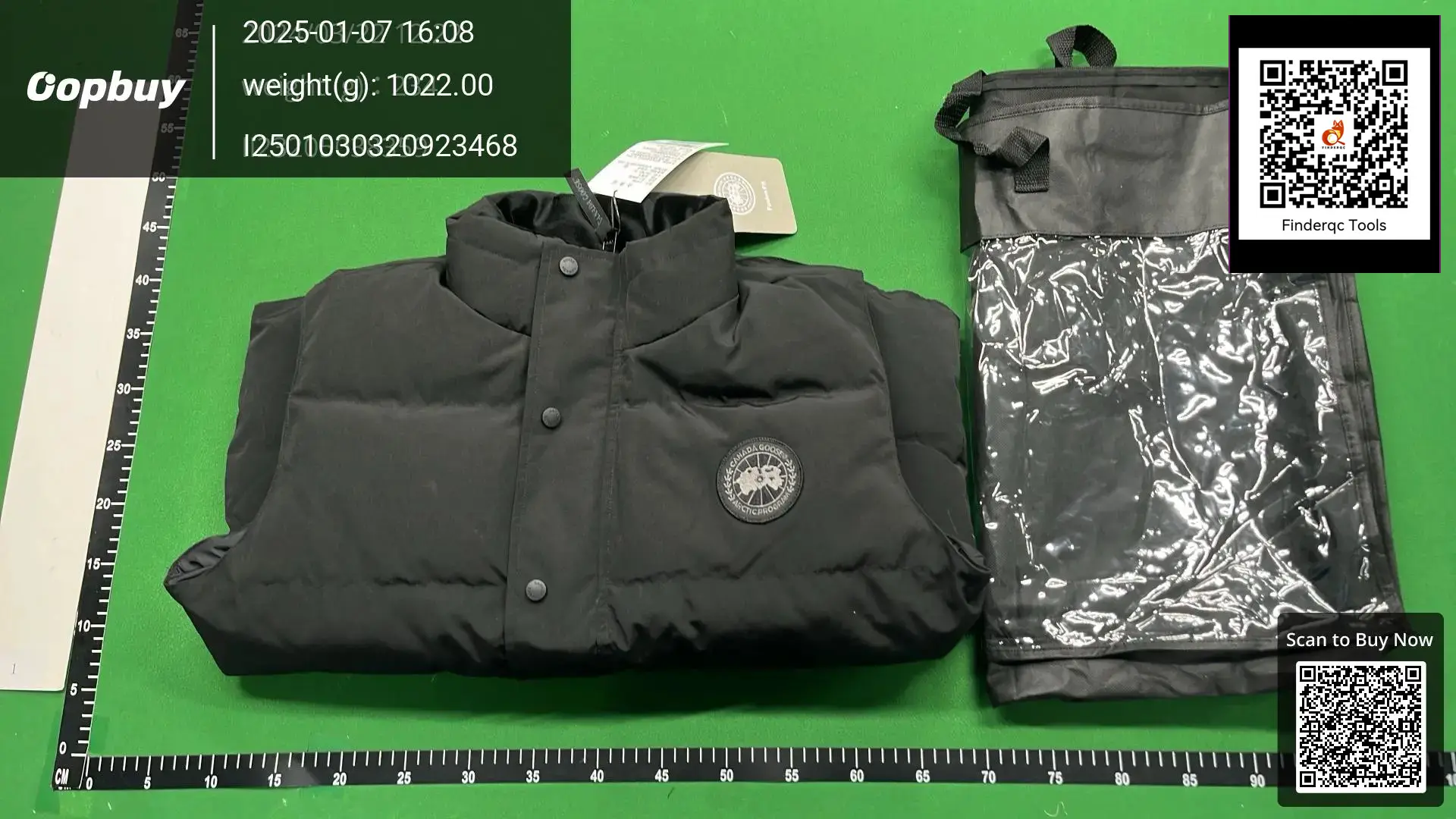 Canada Goose Black Puffer Vest