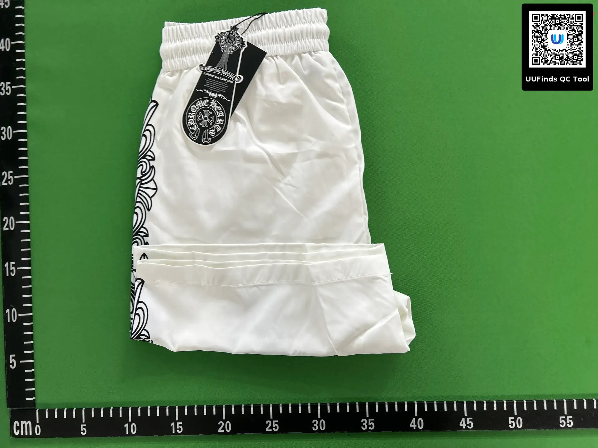Chrome Hearts White Shorts