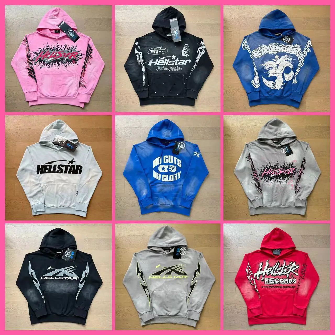 Cross-border American Fashion Brand Hooded Loose Men's Hooded Sweater Foreign Trade Street Casual Coat Women's Hoodie Pants Set