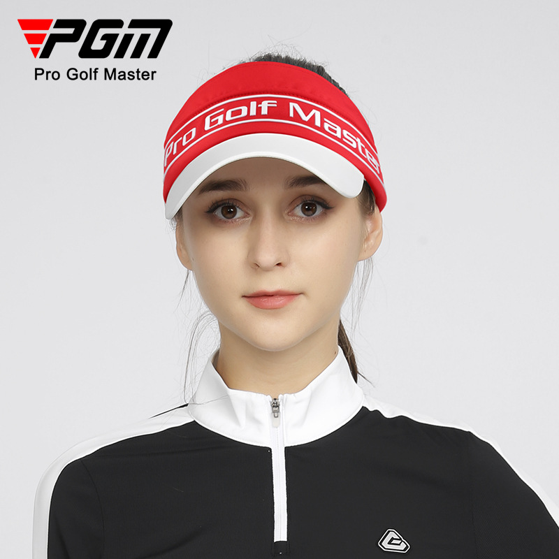 PGM New Golf Hat Women's Ball Hat No Top Breathable Sunscreen Hat Sweat Absorbing Inner Cap
