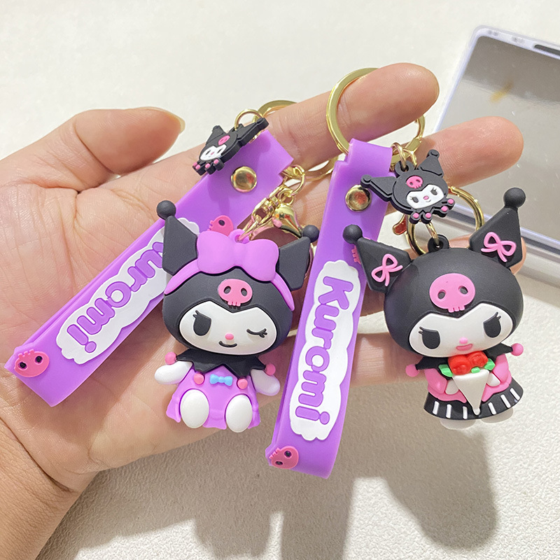 Sanrio coolomi Keychain Car pendant cute doll gift couple bag key chain ornaments wholesale