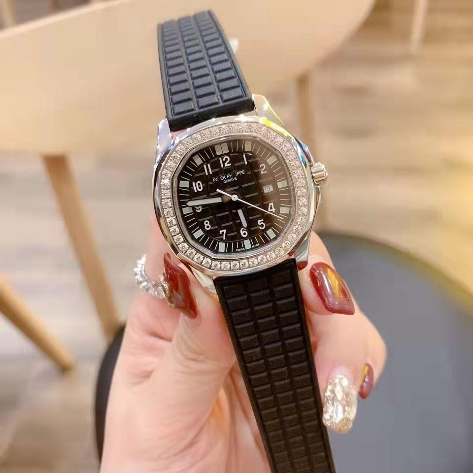 Foreign trade square Nautilus series quartz diamond men and women fashion classic silicone watch watch in stock wholesale
