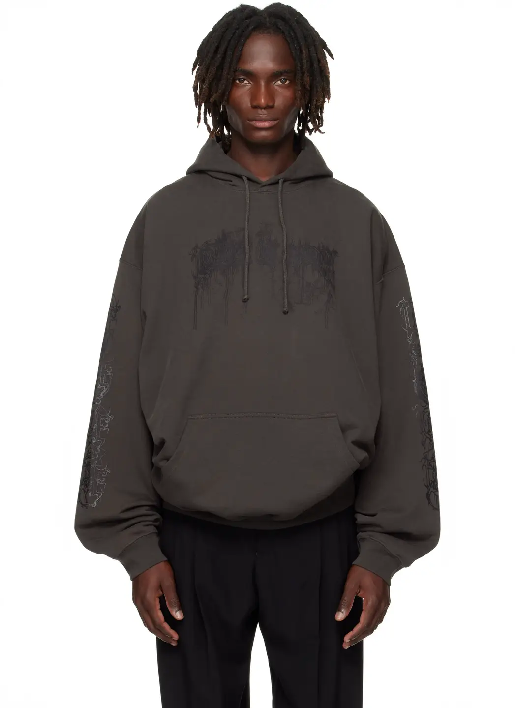 High version] vet Paris style 2025 New arrival Print Logo men and women with Loose hooded Sweatshirt Outwear