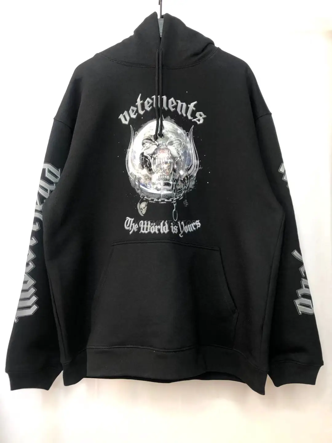 In Stock Ietements Motorhead the World Is Yours Demonic Earth Sweatshirt Hoodie