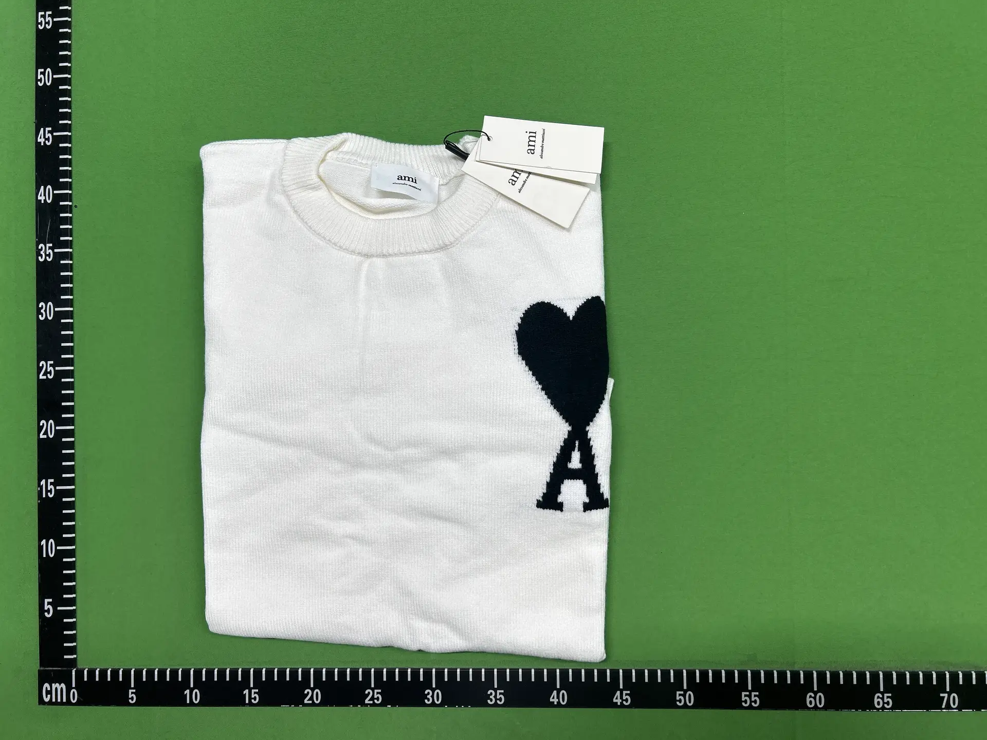 Ami Paris Ami de Coeur Sweater White