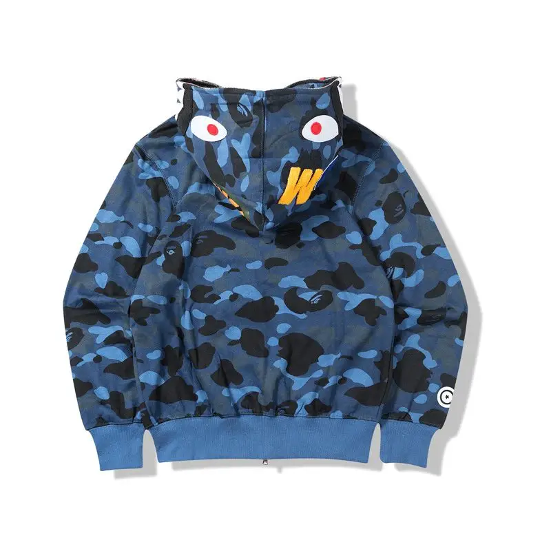 High-Quality Shark Hoodie with Zipper