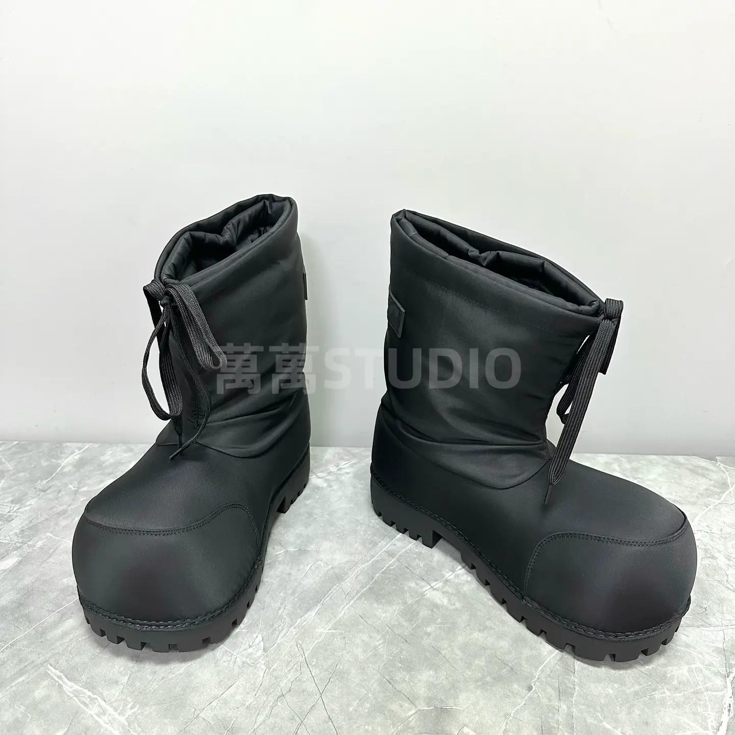 [Universen Studio] Big Toe Snow Boots Winter Men's and Women's Couple Thick Sole Heightening Cotton Boots Catwalk Ski Shoes
