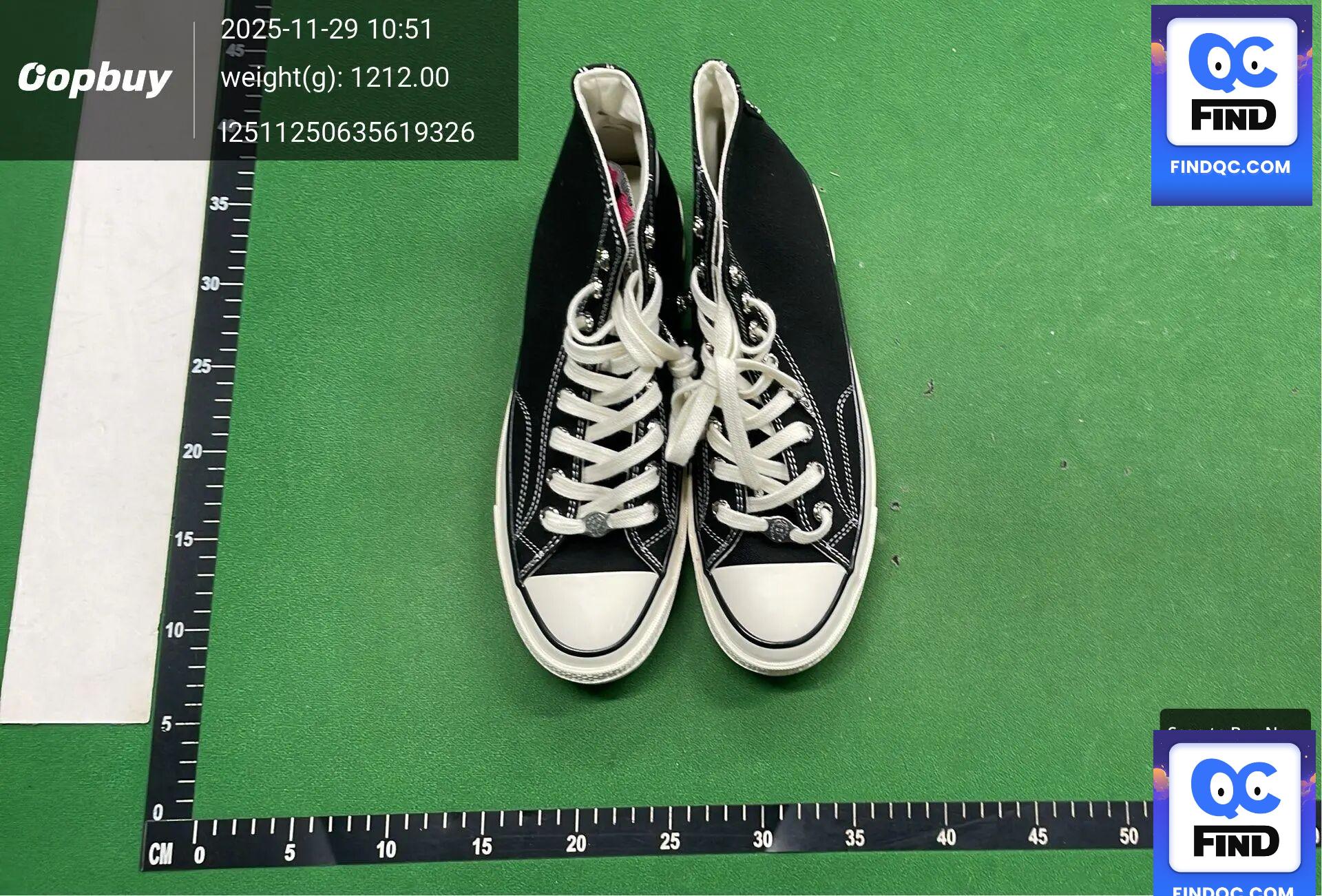 Converse Chuck Taylor All Star High Top Black White QC