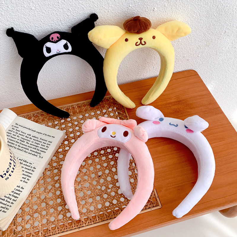 Cute melody headband headdress sweet Japanese and Korean cartoon face washing headband girl photo selling cute amusement park hair accessories