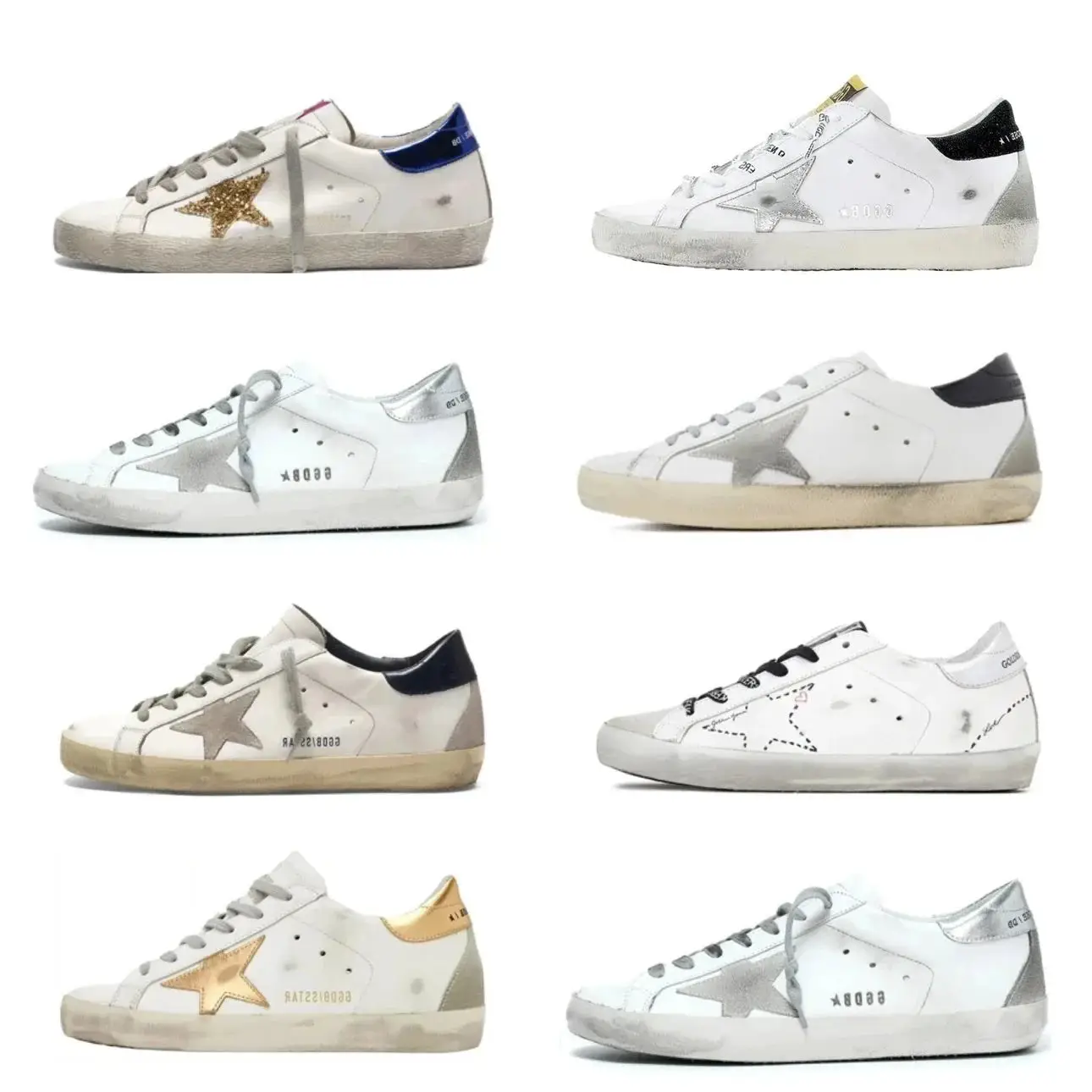 Customized models shipped in about 5 days Gold Retro simple and comfortable shock-absorbing non-slip wear-resistant low-top life casual sports versatile couple board shoes basketball shoes