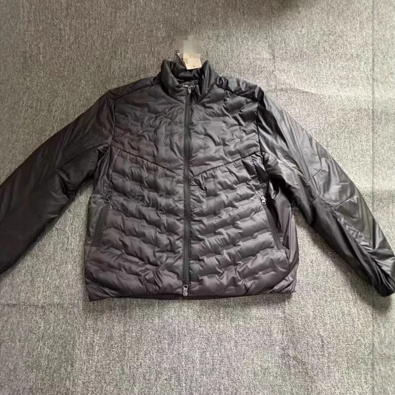 2026 Outdoor Sports Windproof down Jacket for Men, Fashionable Casual Slim Fit Winter Lightweight Black, Small Batch Minimum Order QC-foto från 1688 på Qualit.ly