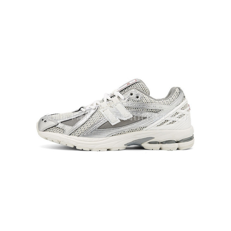 Men's and Women's Nb1906R Putian Pure Original White Silver Liquid Silver Women's and Men's Retro Couple Mesh Breathable Height-Increasing Sports Shoes